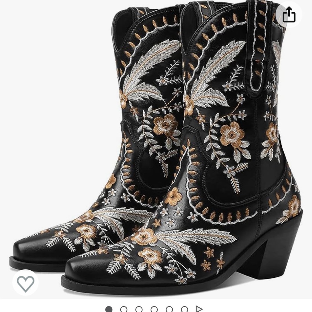 Womens size 8.5 embroidered western boots